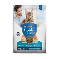 Cat Chow Gatos Vida Sana Salmón y Pollo 450 g