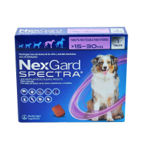 Nexgard Spectra Antiparasitario interno y externo para perros de 15 a 30 Kg