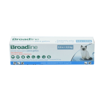 Broadline Antiparasitario gatos S Spot On( 0.6 a 2.5kl) 0.3 ml.