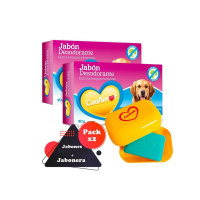 Jabón Desodorante Can Amor 90 g 2 Unds + Jabonera