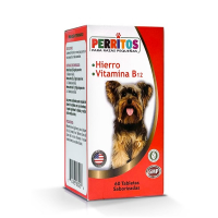 Suplemento Vitaminico Perritos Hierro + Vitamina B12 x 60 tabletas