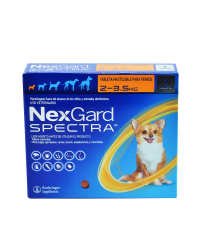 Nexgard Spectra Antiparasitario interno y externo para perros de 2 a 3.5 Kg