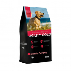 Agility Gold Perros Cachorros Razas Grandes Sin Granos 1.5 Kg