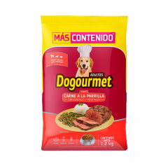 Concentrado Dogourmet carne parrilla por 1 Kg + Extracontenido por 200 g