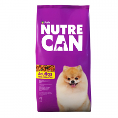 Concentrado NutreCan para perros Adultos de raza pequeña por 4 Kg