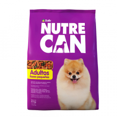 Concentrado NutreCan para perros Adultos de raza pequeña por 8 Kg