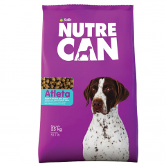 Concentrado NutreCan Atleta para perros Adultos por 25 Kg