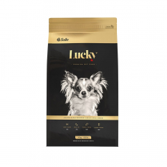 Concentrado Lucky para perros adultos de raza pequeña por 4 Kg