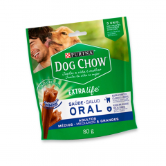Dog Chow Salud Oral Adultos Medianos y Grande 80 g