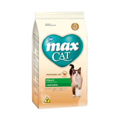 Max Cat Premium Especial Gatos Castrados Pollo 3 Kg