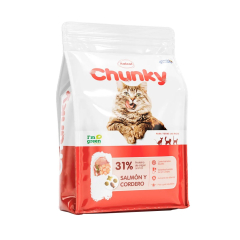 Chunky Concentrado Gatos Adultos Salmón y Cordero 1.5 Kg