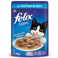 Comida Húmeda Felix Classic para Gatos sabor a Pescado por 85 g