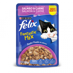 Felix Pouch Fantastic Mix Salmón Carne 85 g