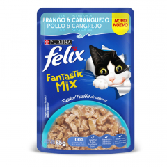 Felix Pouch Fantastic Mix Pollo Cangrejo 85 g