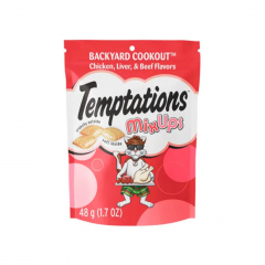 Temptations Snack para gato Adultos Pollo Hígado y Carne 85 g