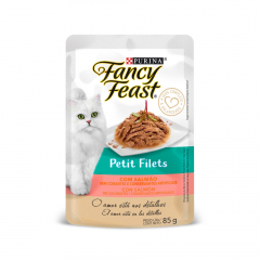 Fancy Feast Petit Filets Salmón Pouch 85 g