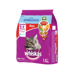 Whiskas Esterilizado 1.5 Kg