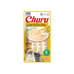 Churu Tuna With Cheese Recipe/Bolsa x 4 Unds Amarilla 14 g