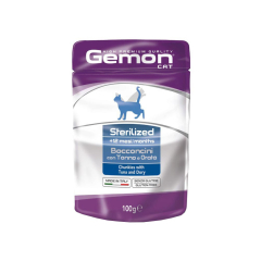 Gemon Cat Pouch Sterilized With Tuna and Dory 100g