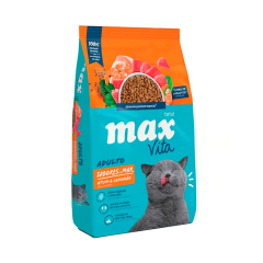 Max Vita para gatos adultos Sabor del Mar Atún y Camarón 1 Kg