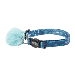 Collar Ajustable Meow Estampado Azul/Verde PCCLAJ1002-221-1JZU