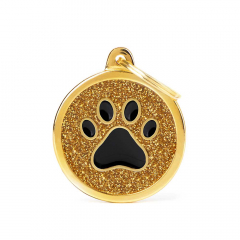 Placa para Mascotas Shine Dorado Gold GL06