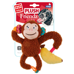 Juguete Peluche Gigwi para perro Plush Friendz Mono Tamaño M 6796