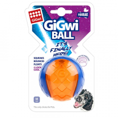 Pelota Perro Gigwi Ball Azul Naranja M 6194