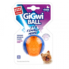 Pelota Perro Gigwi Ball Azul Naranja S 6294