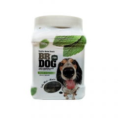 BR for DOG Snacks Premium Bombonera para perros Mejora el aliento y digestión de 500g