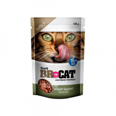 BR for CAT Snacks para gatos Control de Peso Weight Support de 100g