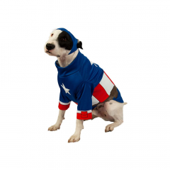 Disfraz para mascotas Capitán América Talla L PET-0004