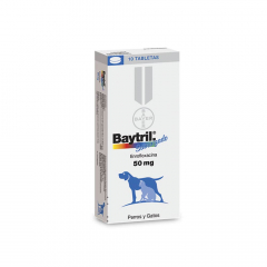 Baytril 10 Tabletas 50 mg
