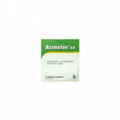 Azimelox Blister Caja 6 Tabletas 50/0.5 mg