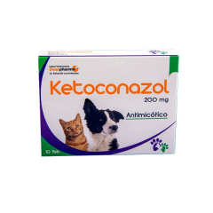 Ketoconazol de 200 mg por 10 Tabletas