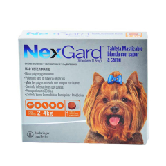 NexGard  Antipulgas para Perros de 2 a 4 Kg
