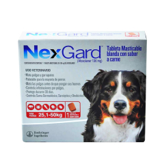 NexGard Antipulgas para Perros de 25.1 a 50 Kg