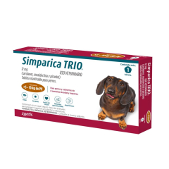 Simparica Antiparasitario Trio Perros (De 5 a 10 Kg) 1 Tableta