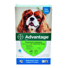 Advantage Antipulgas para perros (de 4 a 10 kg) Pipeta por 1 ml