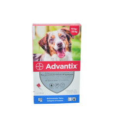 Advantix Antiparasitario para perros (de 10 a 25 Kg) Pipeta por 2.5 ml