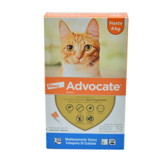 Advocate Antiparasitario para gatos (hasta 4 Kg)