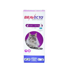 Bravecto Antiparasitario Spot on Gatos de 6.2 a 12.5 Kg. Pipeta 500 mg