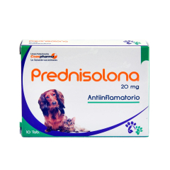 Prednisolona 20 mg por 10 Tabletas