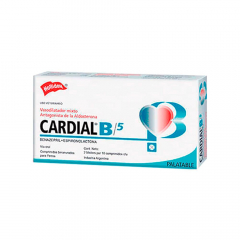  Cardial B 5 mg 20 tabletas