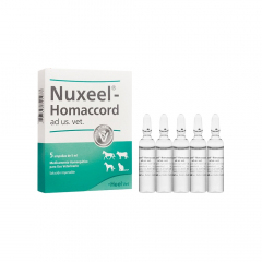 Nuxeel Homaccord Ad Us Vet Inyectable en caja x 5 ampollas 5ml