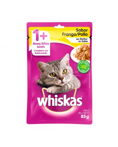 Whiskas alimento húmedo para gato adulto pollo sobre 85 g