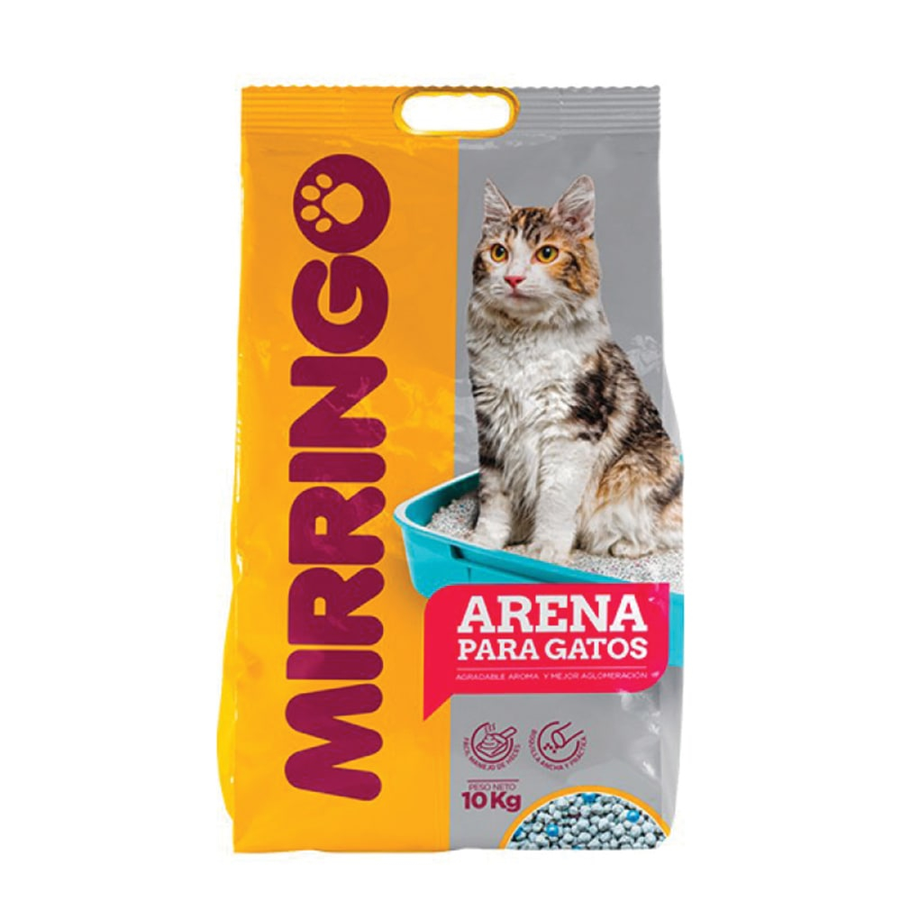 Aflojar almohadilla Perfecto Arena Mirringo para gatos por 10 Kg